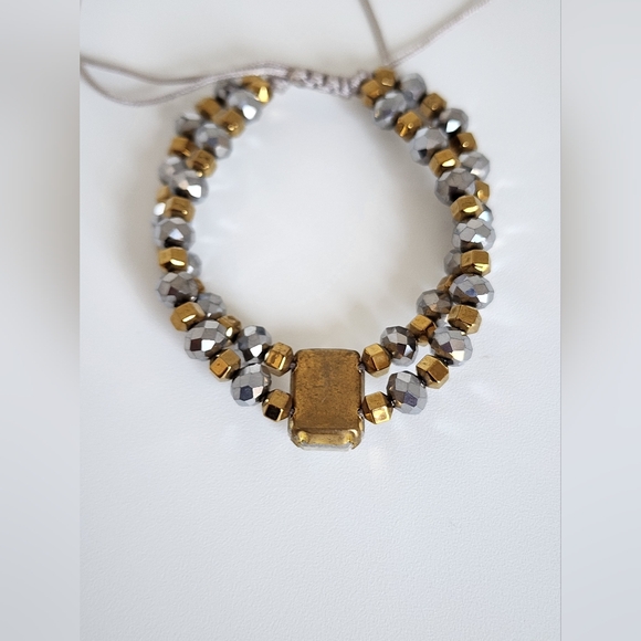 Set of Three Beaded Adjustable Bracelets - Picture 6 of 10